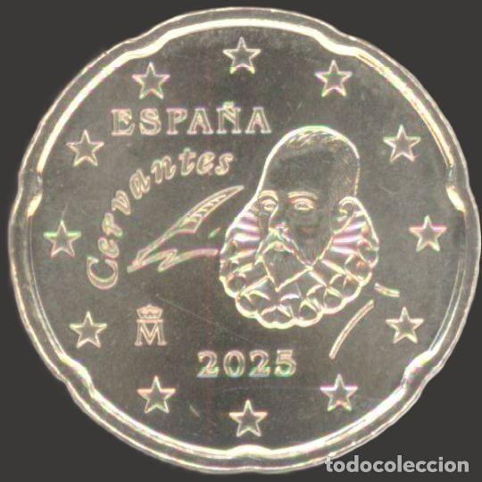 Euros: Spain 20 Cent 2025 Uncirculated UNC - Foto 1