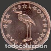 Euros: Slovenia 1 Cent 2007 Uncirculated UNC