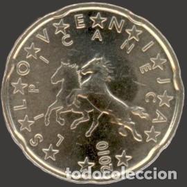 Euros: Slovenia 20 Cent 2010 Uncirculated UNC