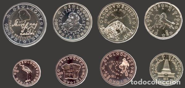 Euros: Slovenia all 8 coins 2013 Uncirculated UNC