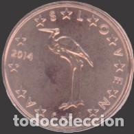 Euros: Slovenia 1 Cent 2014 Uncirculated UNC