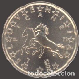 Euros: Slovenia 20 Cent 2015 Uncirculated UNC