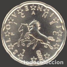 Euros: Slovenia 20 Cent 2019 Uncirculated UNC