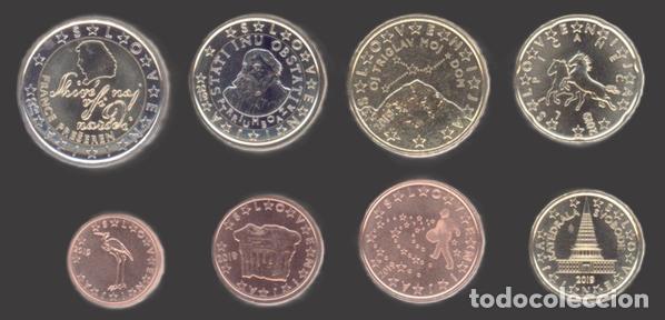 Euros: Slovenia all 8 coins 2019 Uncirculated UNC