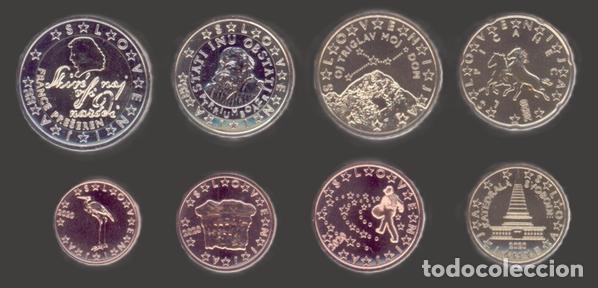 Euros: Slovenia all 8 coins 2020 Uncirculated UNC