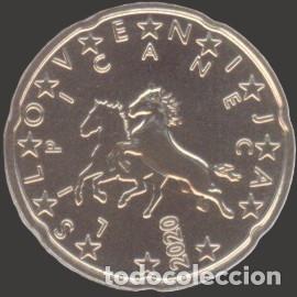 Euros: Slovenia 20 Cent 2020 Uncirculated UNC