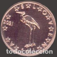 Euros: Slovenia 1 Cent 2021 Uncirculated UNC