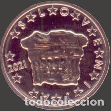 Euros: Slovenia 2 Cent 2021 Uncirculated UNC