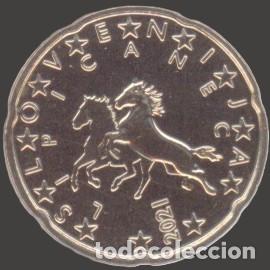 Euros: Slovenia 20 Cent 2021 Uncirculated UNC