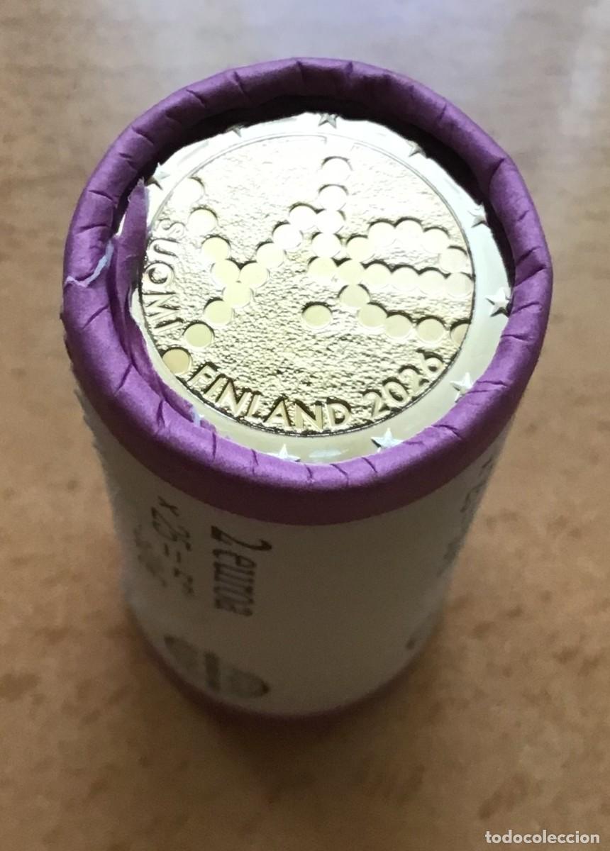 Euros: 2 euros conmemorativos de Finlandia. Centenario Yle (Radio). A&ntilde;o 2026. Sin circular