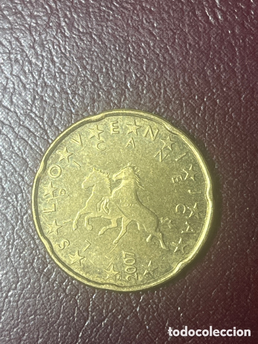 Euros: Moneda 20 c&eacute;ntimos Eslovenia | 2007