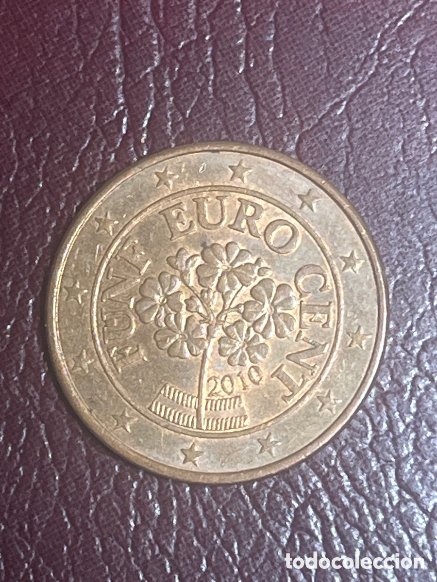 Euros: Moneda 5 c&eacute;ntimos euro Austria | 2010