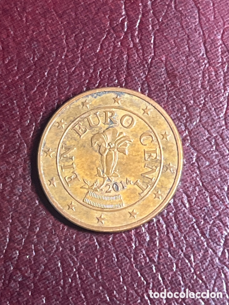 Euros: Moneda 1 c&eacute;ntimo euro Austria | 2014