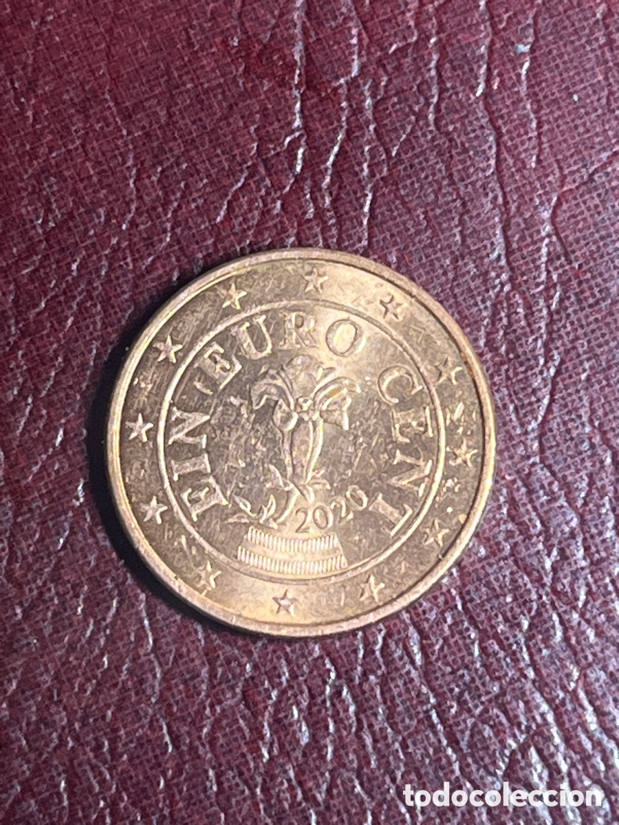 Euros: Moneda 1 c&eacute;ntimo euro Austria | 2020