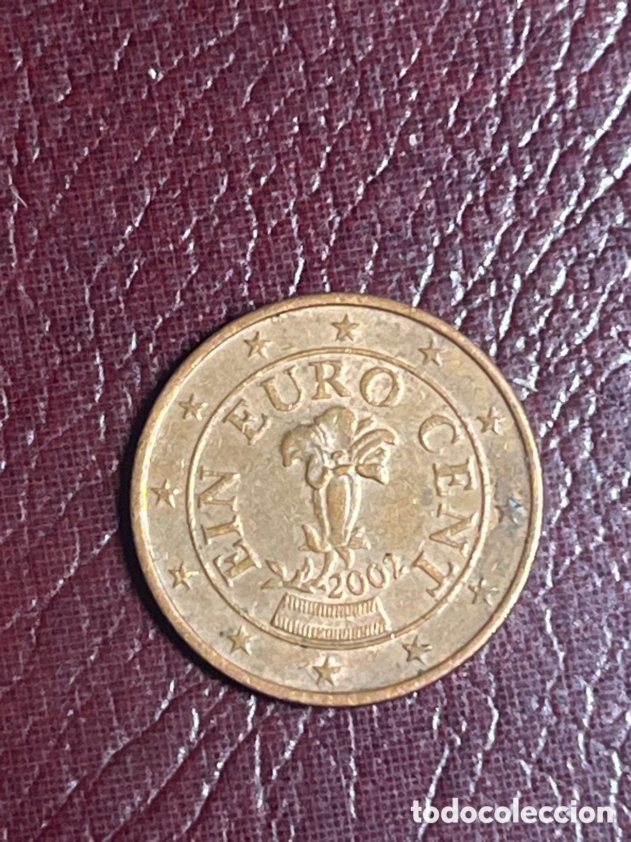 Euros: Moneda 1 c&eacute;ntimo euro Austria | 2002
