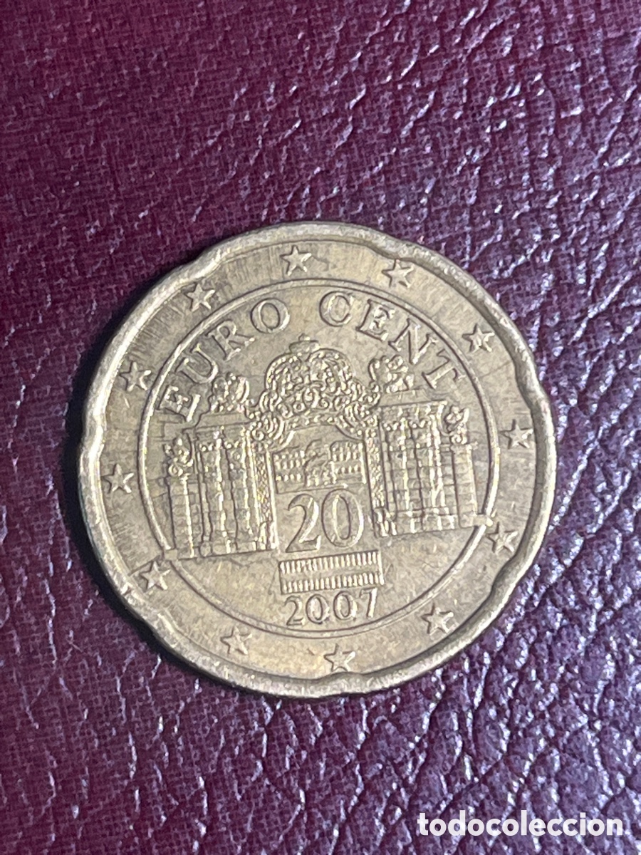 Euros: Moneda 20 c&eacute;ntimos euro Austria | 2007