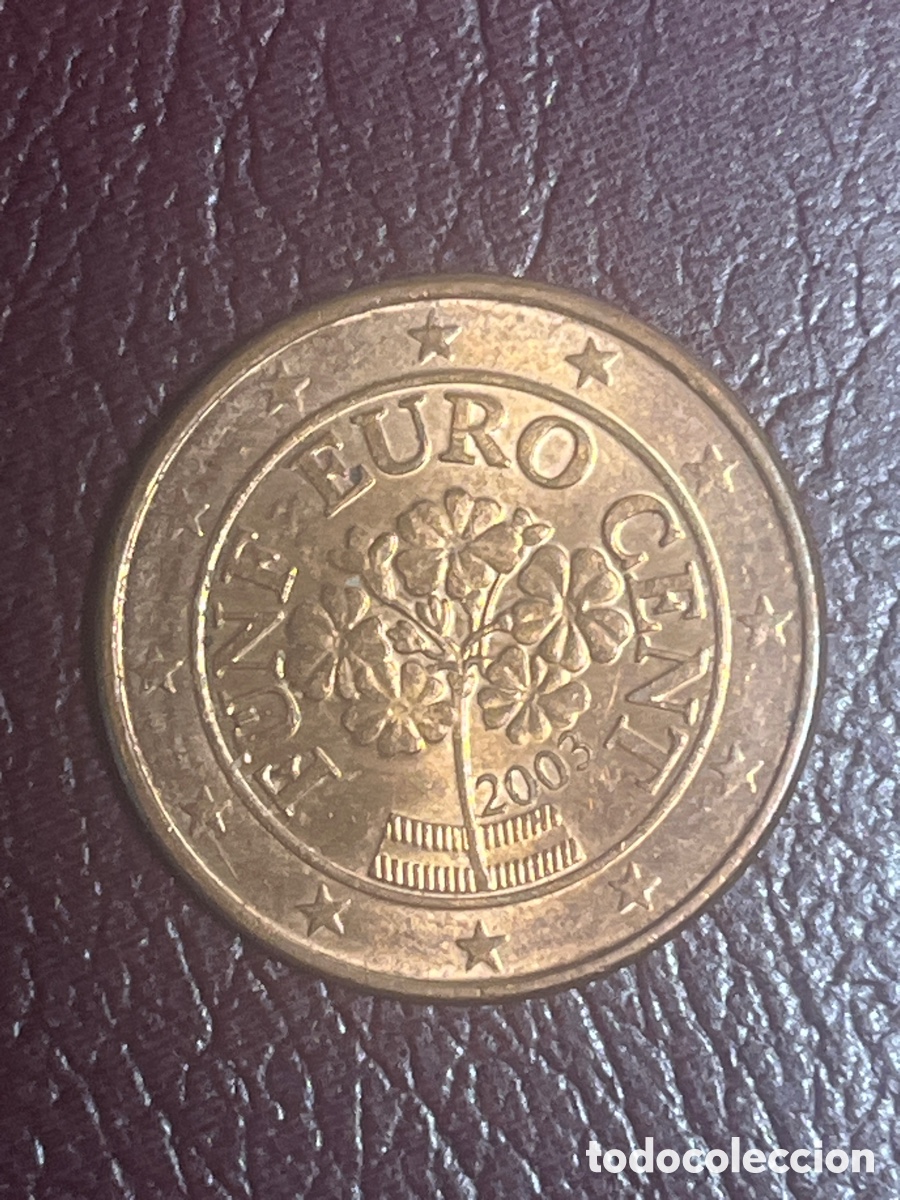 Euros: Moneda 5 c&eacute;ntimos euro Austria | 2023