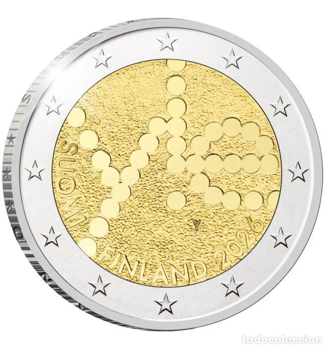 Euros: FINLANDIA 2 EUROS 2026 CONM. - RADIODIFUSI&Oacute;N P&Uacute;BLICA - DE ROLLO -
