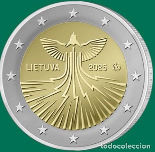 Euros: LITUANIA 2 EUROS 2026 CONM. - INDEPENDENCIA ENERG&Eacute;TICA -
