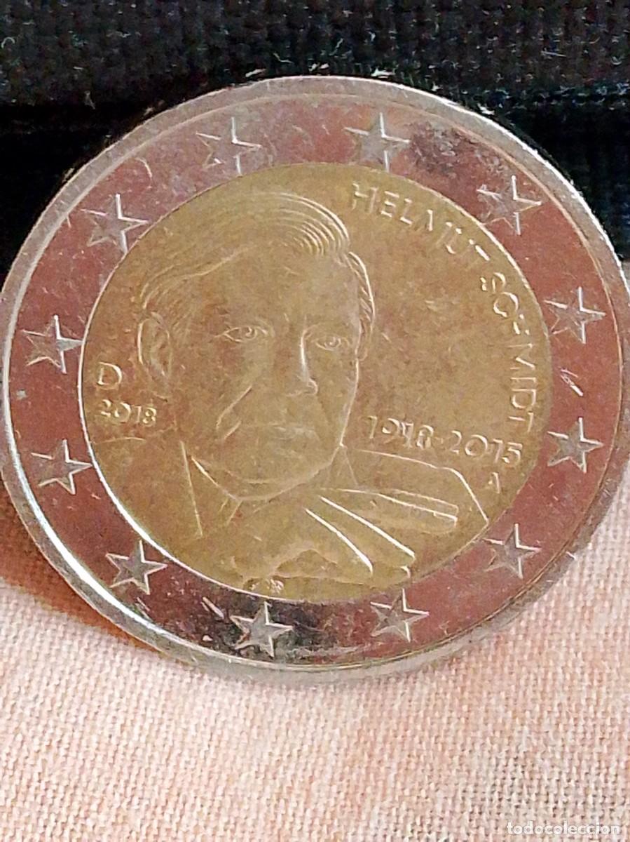Euros: moneda conmemorativa 2 euros Alemania 2018 (A) Schmidt.