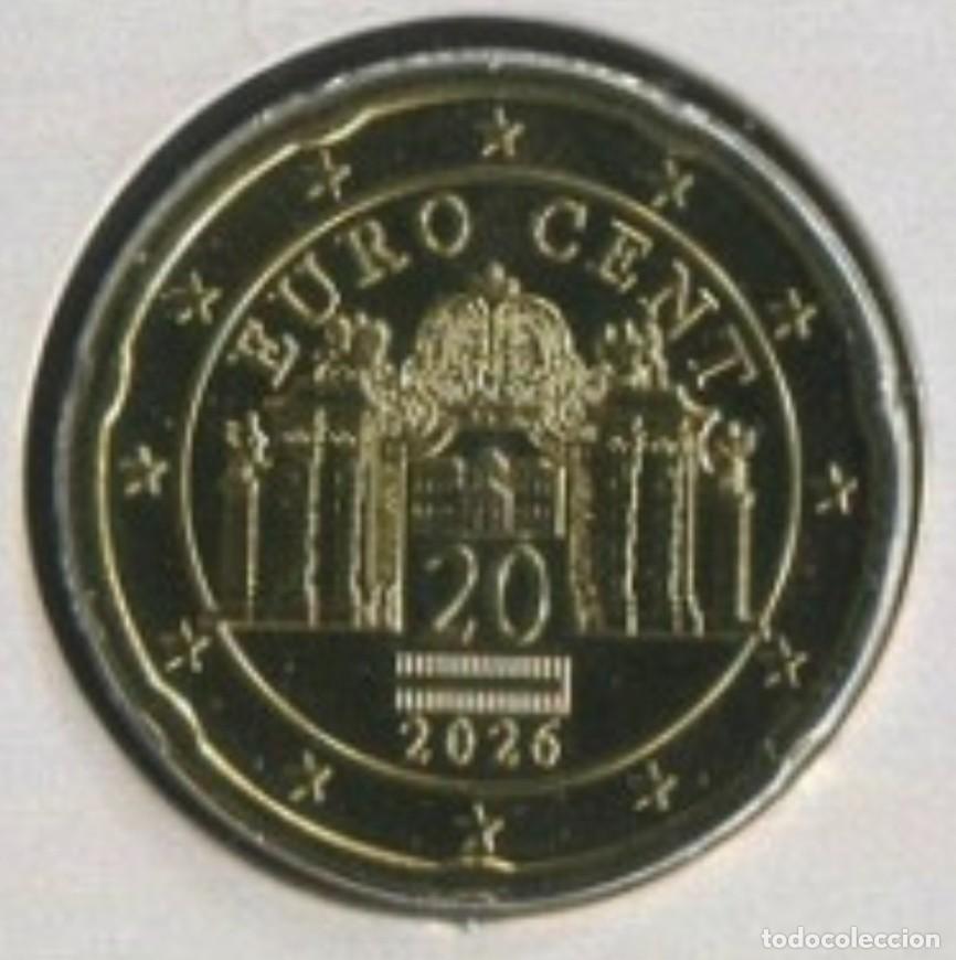 Euros: MONEDA 20 CTS AUSTRIA 2026 - SIN CIRCULAR