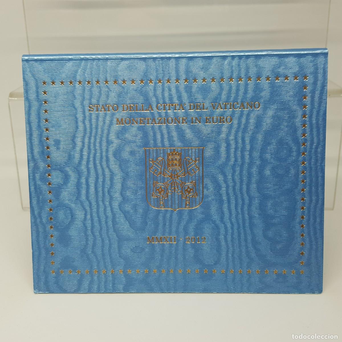 Euros: VATICANO 2012 - CARTERA OFICIAL - 8 VALORES - PAPA BENEDICTO XVI -