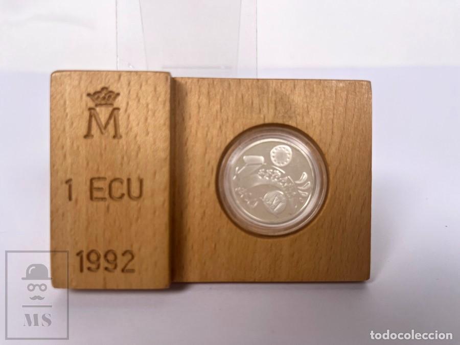 Euros: Moneda 1 ECU 1992 - Madrid capital Europea de la Cultura - Sin caja