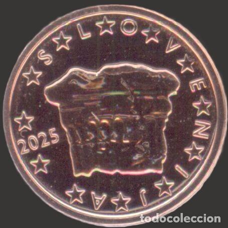 Euros: Slovenia 2 Cent 2025 Uncirculated UNC