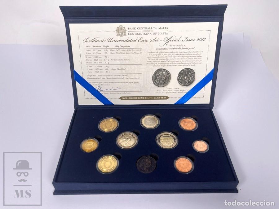 Euros: Estuche Euros Malta - A&ntilde;o 2012 - 9 Valores 2&euro; Conmemorativos - tirada de 50.000