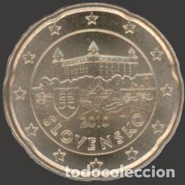 Euros: Slovakia 20 Cent 2010 Uncirculated UNC