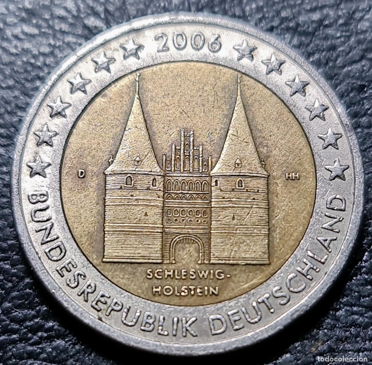 Euros: Alemania 2006 2 &euro; euros ceca D moneda conmemorativa SCHLESWIG HOLSTEIN