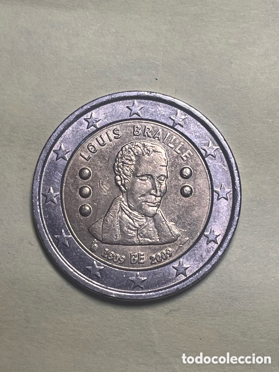Euros: 2 euros 2009 Braile B&eacute;lgica | Moneda Conmemorativa