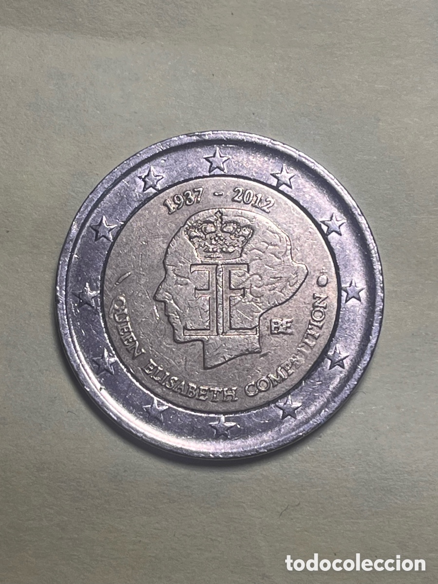 Euros: 2 euros 2012 Concurso de M&uacute;sica Queen Elizabeth B&eacute;lgica | Moneda Conmemorativa