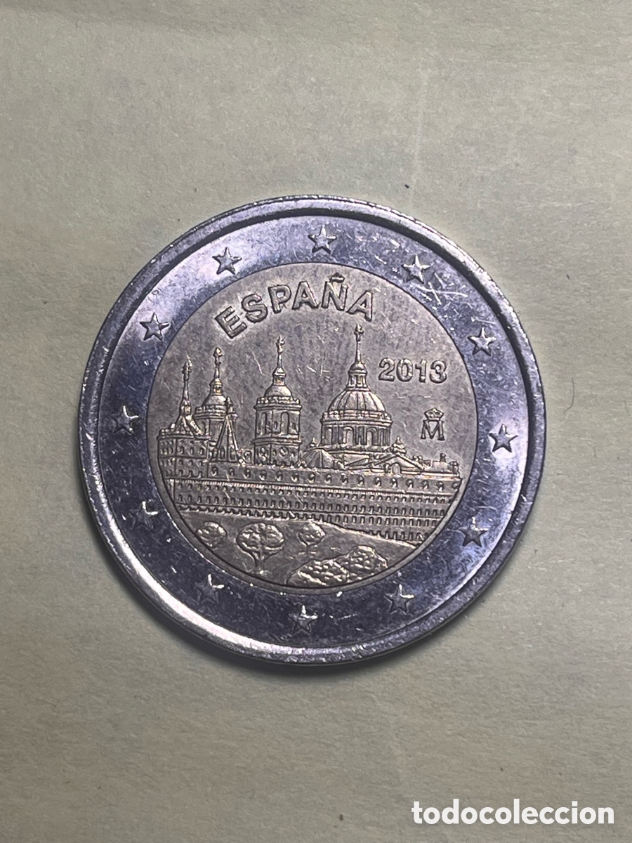 Euros: 2 euros El Escorial 2013 Espa&ntilde;a | Moneda Conmemorativa