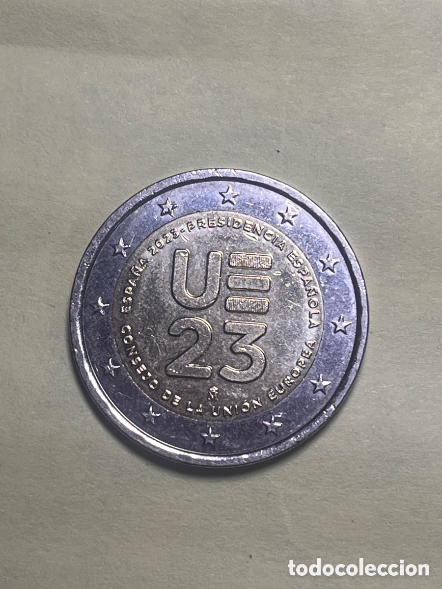 Euros: 2 euros Presidencia UE 2023 Espa&ntilde;a | Moneda Conmemorativa