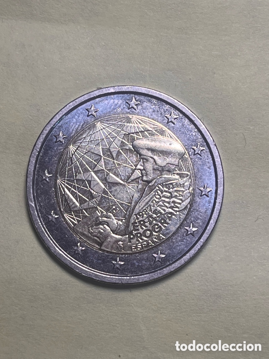 Euros: 2 euros 2022 Erasmus Espa&ntilde;a | Moneda Conmemorativa