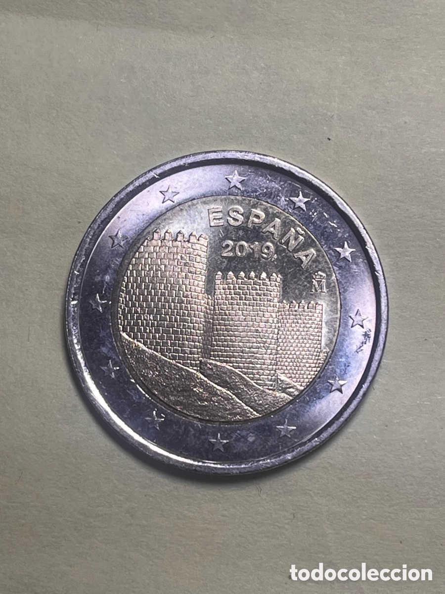 Euros: 2 euros 2019 Murallas de &Aacute;vila Espa&ntilde;a | Moneda Conmemorativa