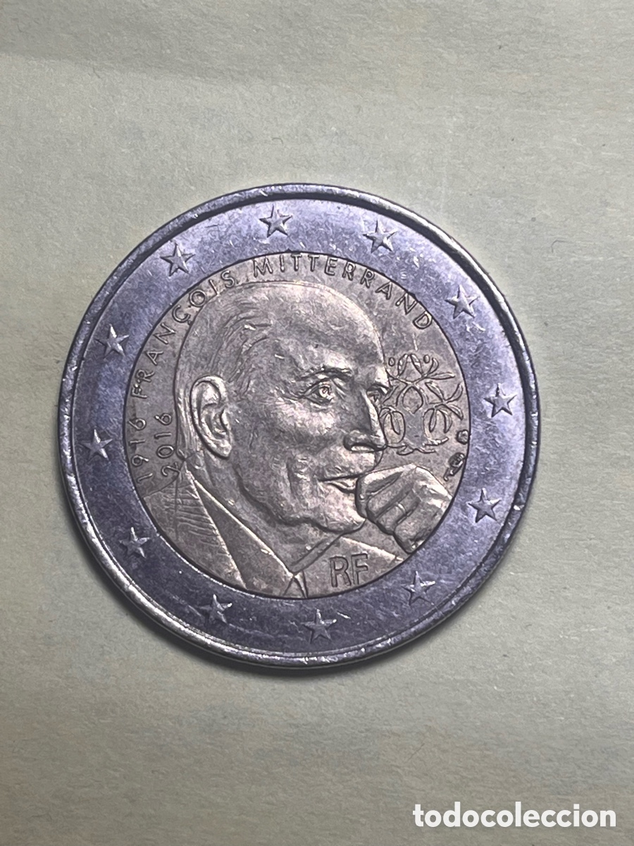 Euros: 2 euros 2016 Mitterrand Francia | Moneda Conmemorativa