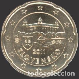Euros: Slovakia 20 Cent 2011 Uncirculated UNC