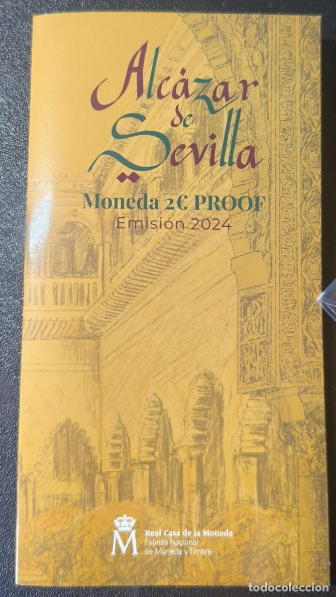Euros: Espa&ntilde;a 2 Euro Cartera Alc&aacute;zar de Sevilla 2024 (PROOF)