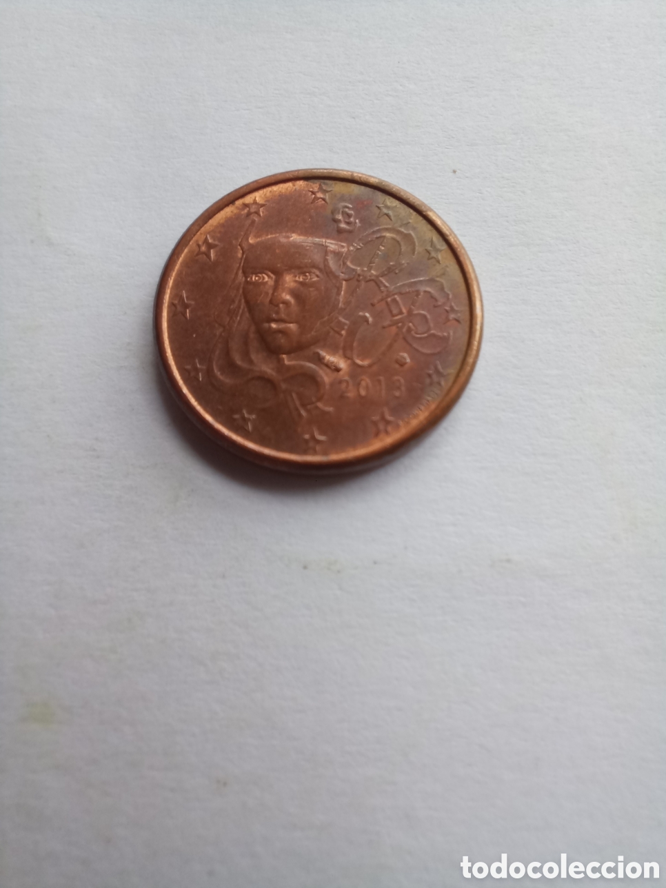 Euros: MONEDA 1 C&Eacute;NTIMO DE EURO FRANCIA - A&Ntilde;O 2013 (C&Eacute;RES)