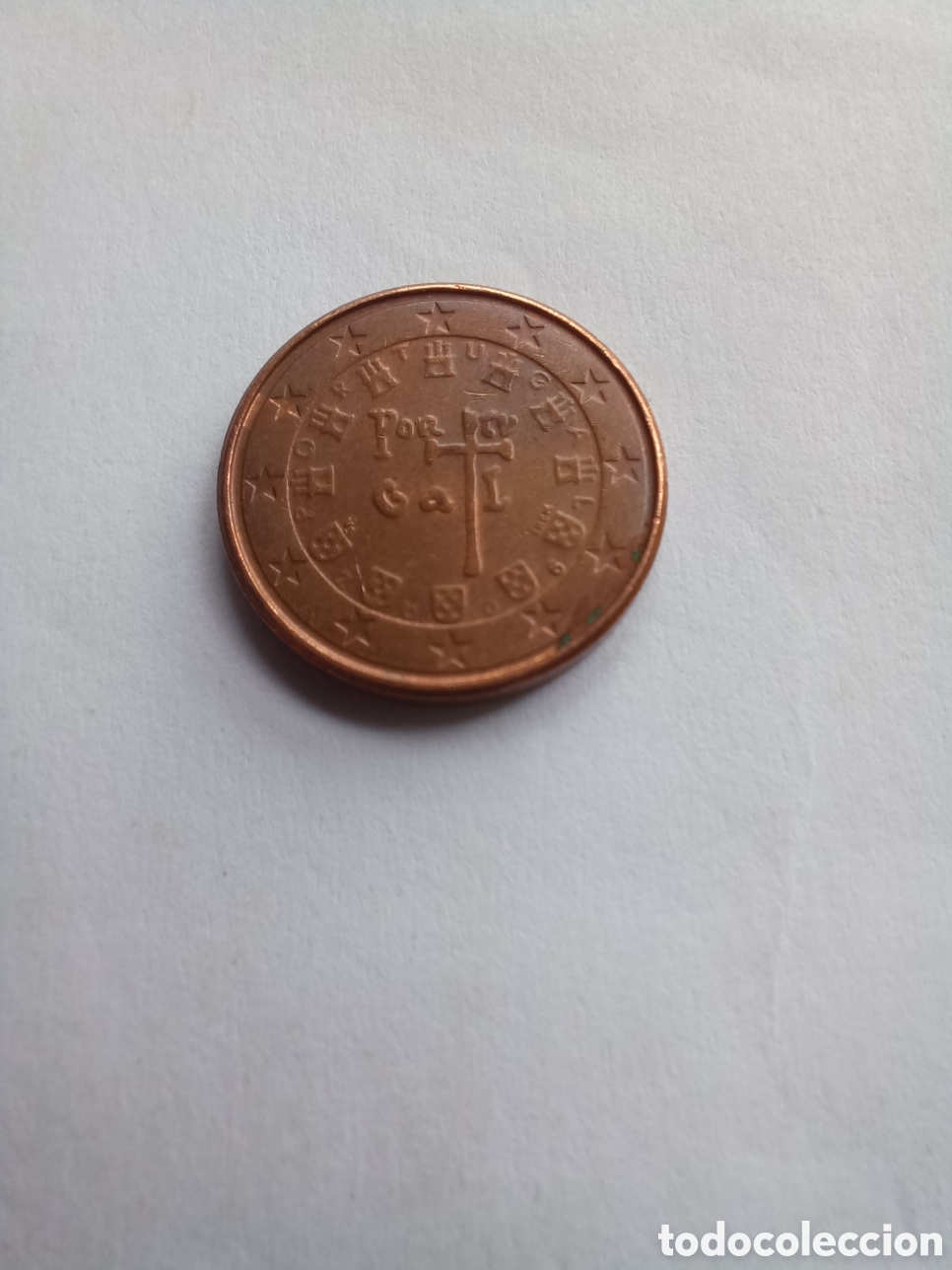 Euros: MONEDA 1 C&Eacute;NTIMO DE EURO PORTUGAL - A&Ntilde;O 2006 (ANAGRAMA REAL)