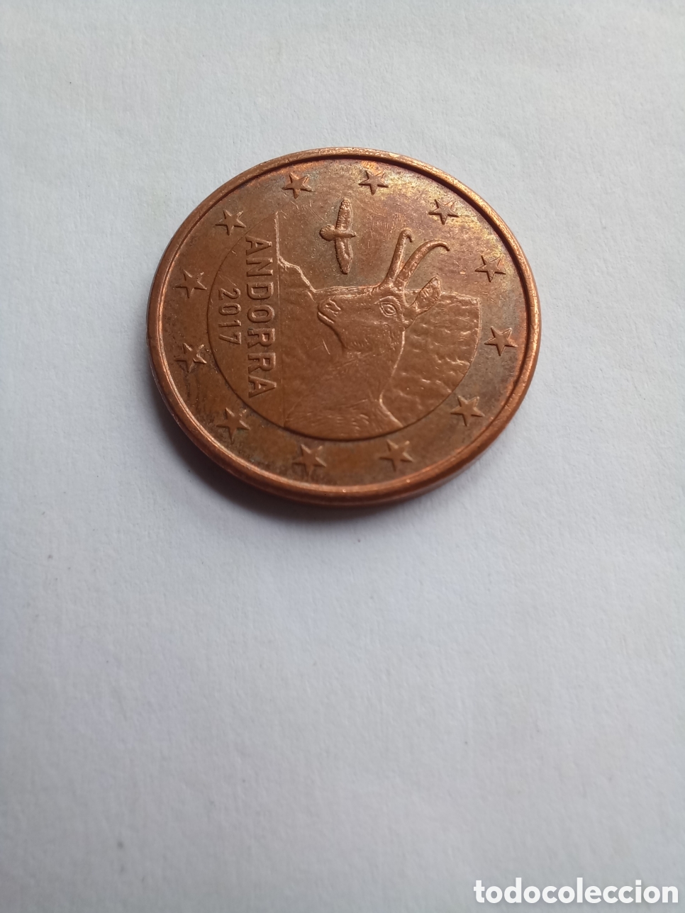 Euros: MONEDA 5 C&Eacute;NTIMOS DE EURO ANDORRA - A&Ntilde;O 2017 (REBECO)