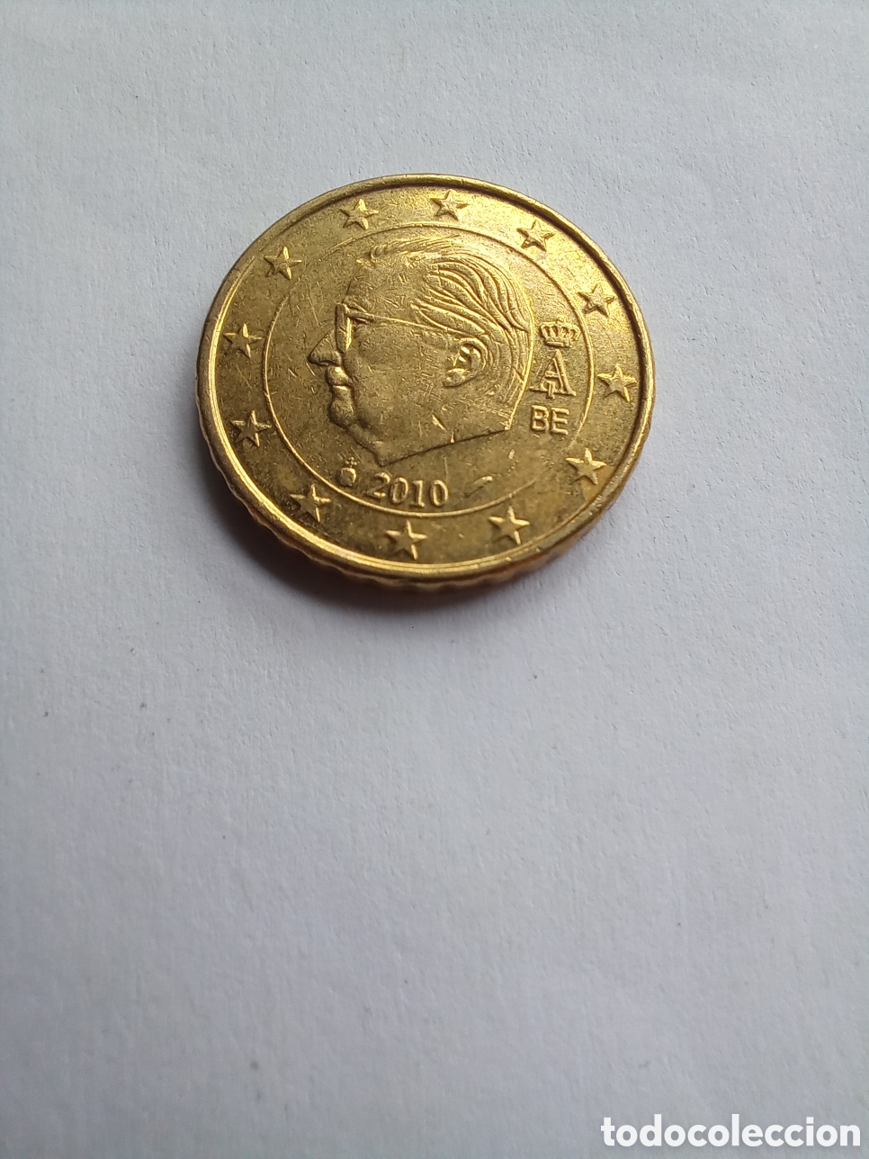 Euros: MONEDA 10 C&Eacute;NTIMOS DE EURO B&Eacute;LGICA - A&Ntilde;O 2010 (REY ALBERTO II)