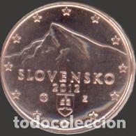 Euros: Slovakia 1 Cent 2012 Uncirculated UNC