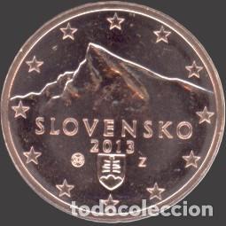 Euros: Slovakia 5 Cent 2013 Uncirculated UNC