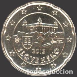 Euros: Slovakia 20 Cent 2013 Uncirculated UNC