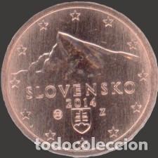 Euros: Slovakia 2 Cent 2014 Uncirculated UNC