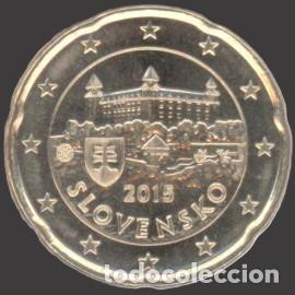 Euros: Slovakia 20 Cent 2015 Uncirculated UNC