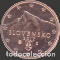 Euros: Slovakia 1 Cent 2017 Uncirculated UNC